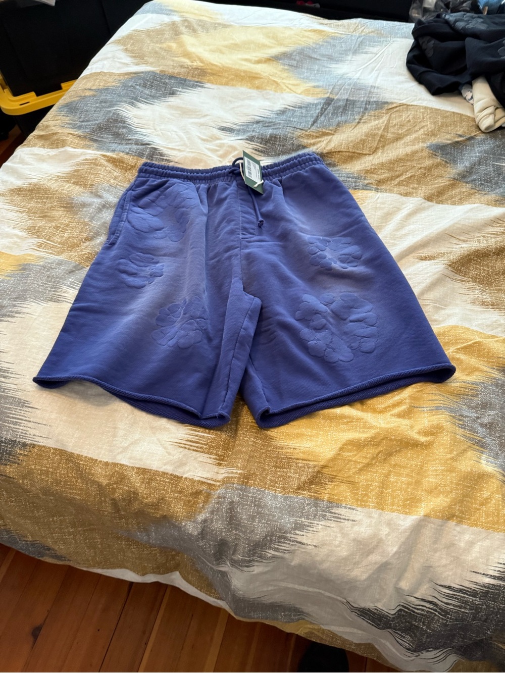 Denim Tears Mono Wreath Sweatshorts Men’s Navy Size M